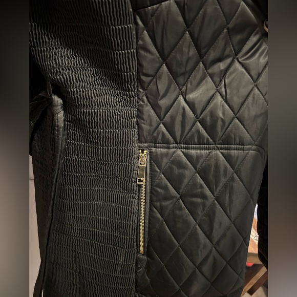 Nine West Plus Belted Hooded Puffer Jacket - Picture 4 of 4